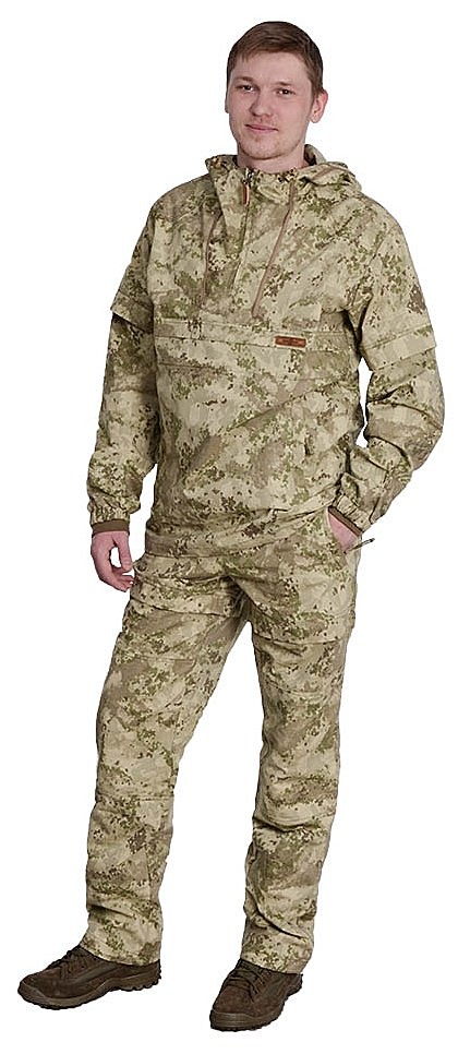 Костюм противоэнцефалитный Rosomaha Таежный (мужской) с пропиткой (цвет: туман)