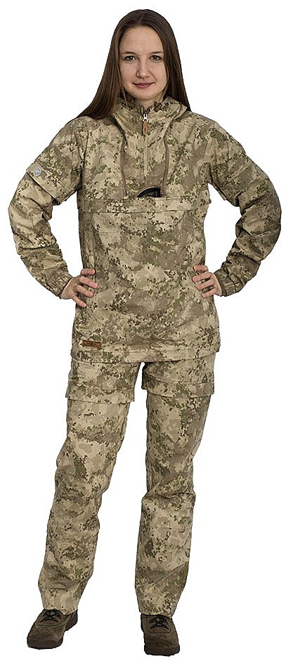 Костюм противоэнцефалитный Rosomaha Таежный (женский) с пропиткой (цвет: туман)